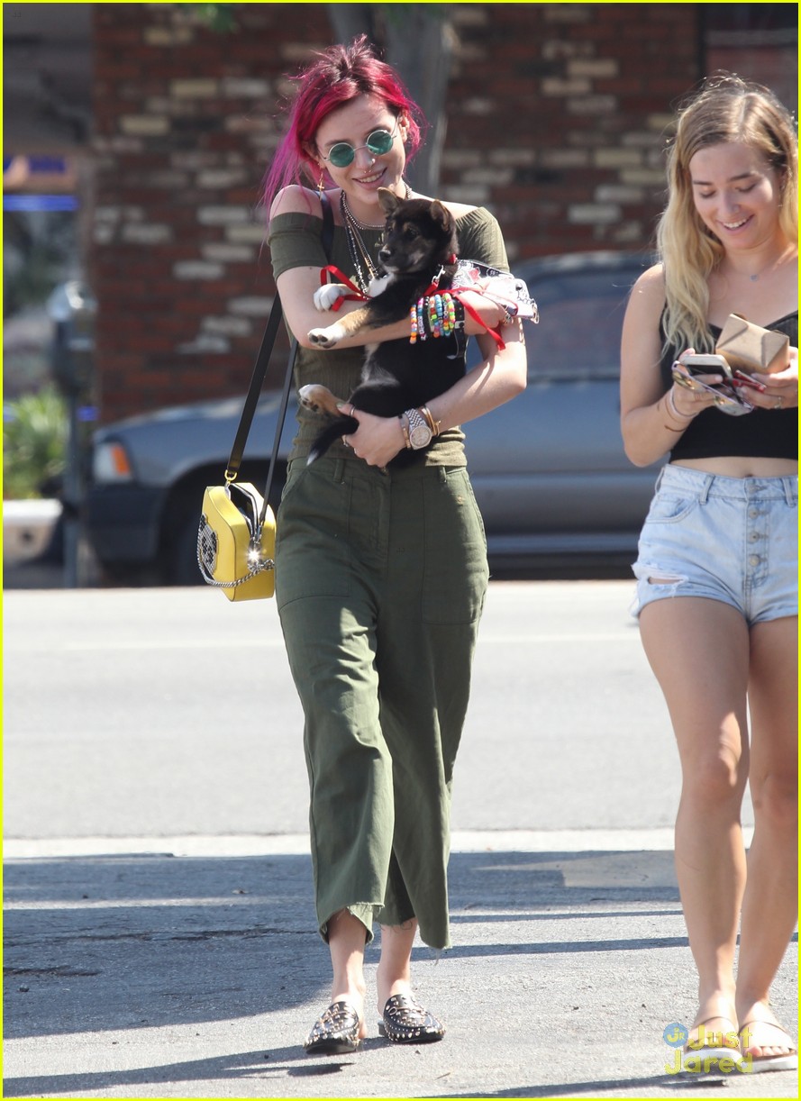 bella thorne new dog out lunch sunday 05