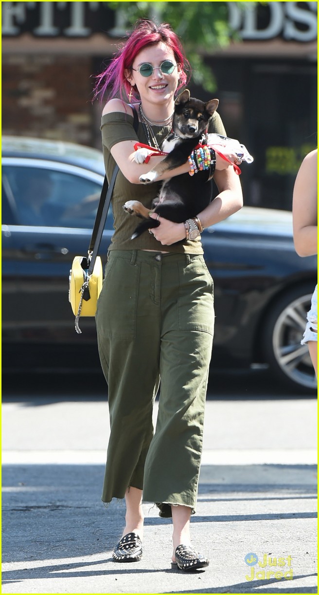 bella thorne new dog out lunch sunday 09