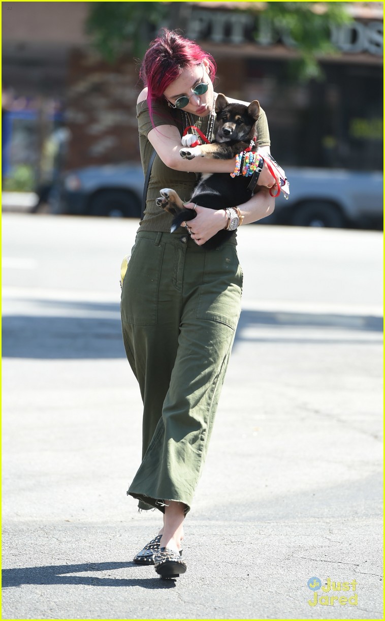 bella thorne new dog out lunch sunday 13