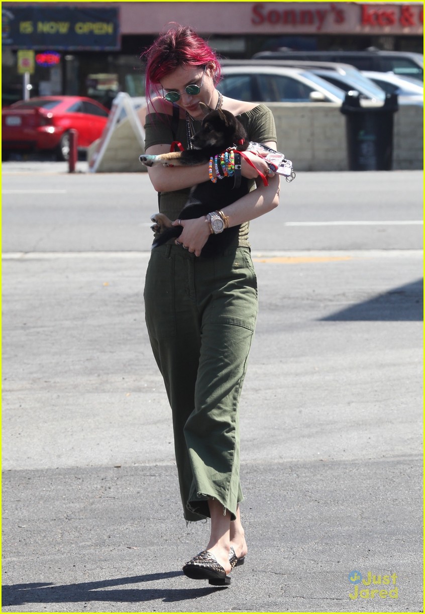bella thorne new dog out lunch sunday 20