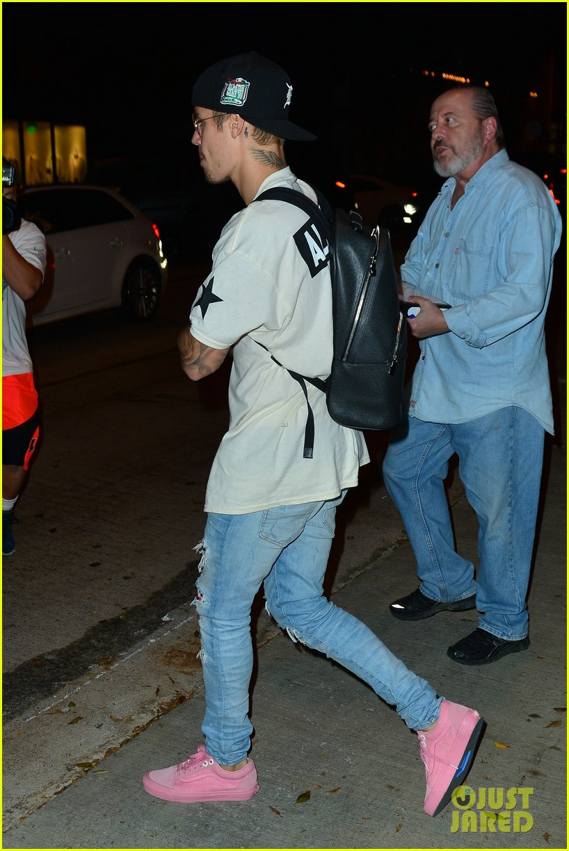justin bieber attends the launch event for his new t shirt collection 03