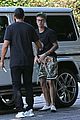 justin bieber attends zoe church conference on rose bowl performance date 03