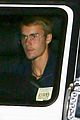 exes justin hailey leave church service separately in la 02