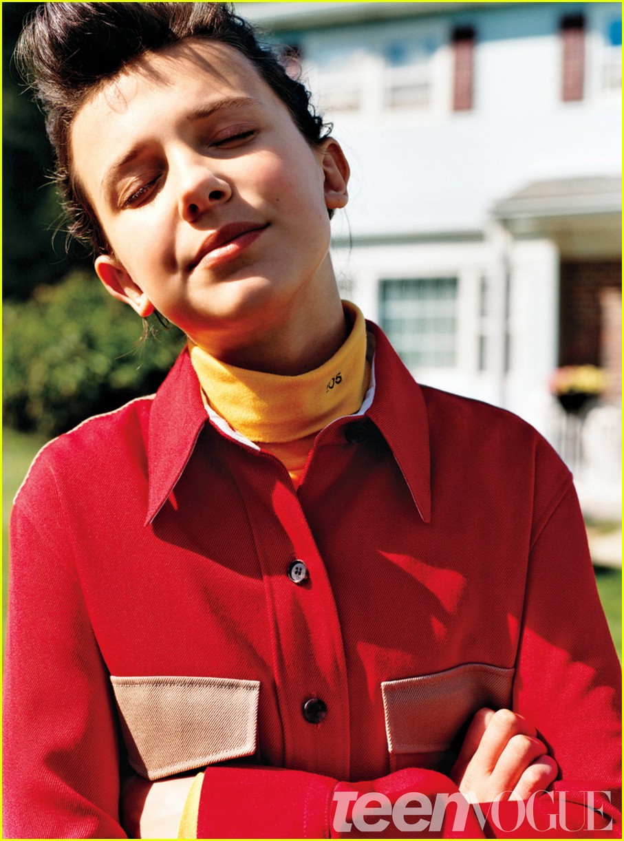 drew barrymore interviews millie bobby brown for teen vogue 02