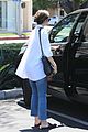 lily collins adds a pretty touch to her casual ensemble2 02