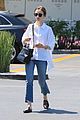 lily collins adds a pretty touch to her casual ensemble2 10