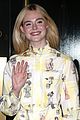 elle fanning sports pajama inspired outfit while promoting leap 02