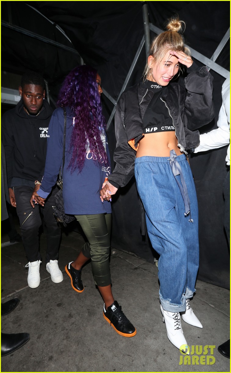 kendall jenner has night out with ex jordan clarkson and hailey baldwin 03