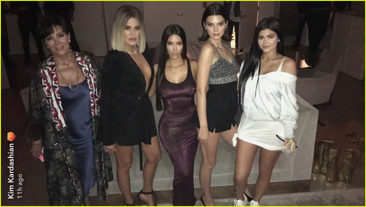 kylie jenners family throws her a surprise 20th birthday party 04