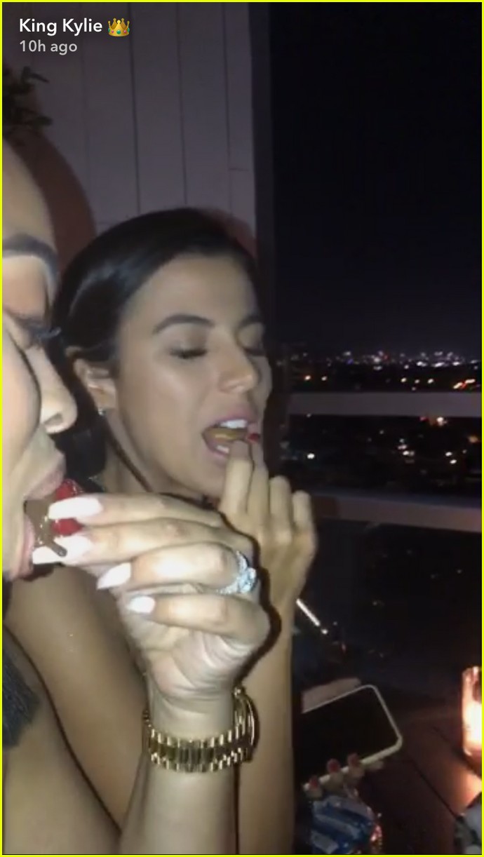 kylie jenners family throws her a surprise 20th birthday party 10