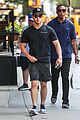 nick jonas supports the yankess while out in nyc 03