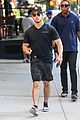 nick jonas supports the yankess while out in nyc 06