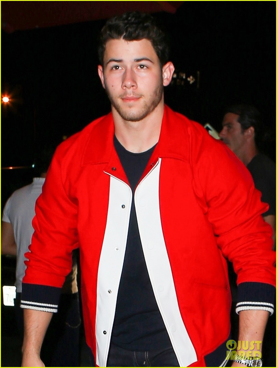 nick jonas good red hot at dinner in weho 02
