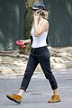 jennifer lawrence brings her dog along for a taxi ride 04