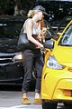 jennifer lawrence brings her dog along for a taxi ride 05