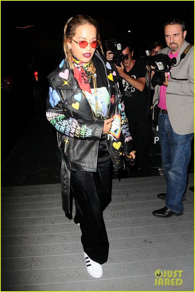 alexander ludwig and rita ora step out for secret magazine party 02