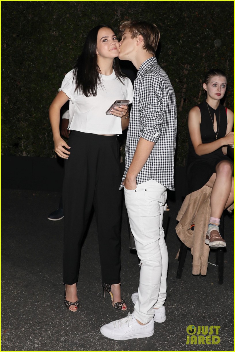 bailee madison and alex lange are way too cute at justin biebers t shirt launch 07