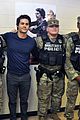 dylan attends american assassin screening at texas army base 02