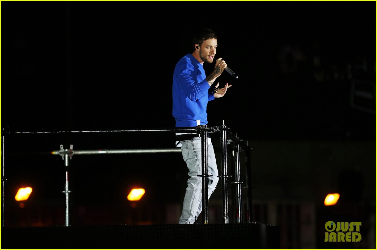 liam payne hits the stage to perform at voxi event in london 09