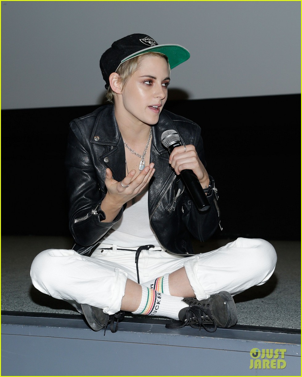 kristen stewart screens her movie come swim at the moma in nyc 01
