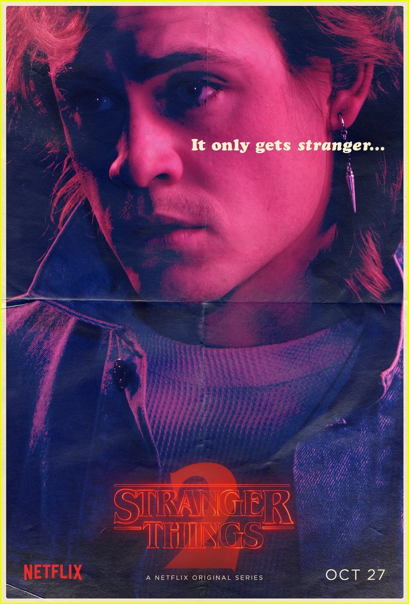 strangers things season 2 debuts new character posters 08