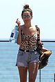 ashley tisdale hits the beach in leopard print bathing suit 05