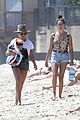 ashley tisdale hits the beach in leopard print bathing suit 08