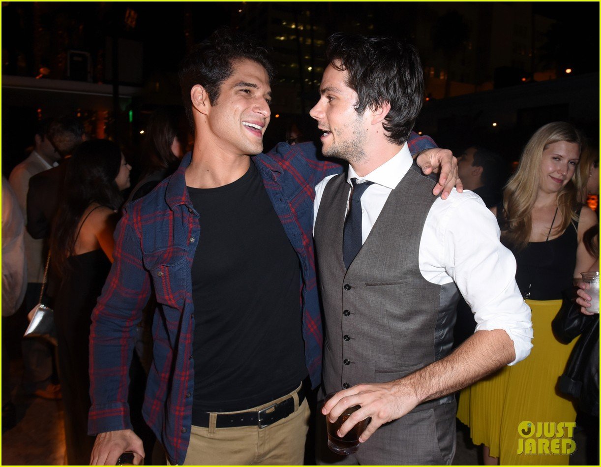 tyler posey supports dylan obrien at american assassin la premiere 03