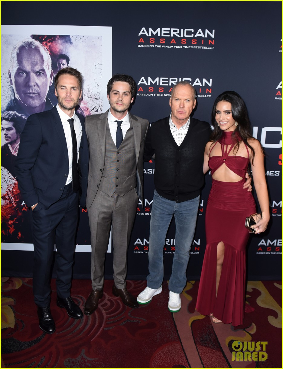 tyler posey supports dylan obrien at american assassin la premiere 23