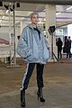 hailey baldwin plays stylist for adidas london fashion week show 06