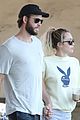 miley cyrus liam hemsworth hold hands for saturday morning date 02