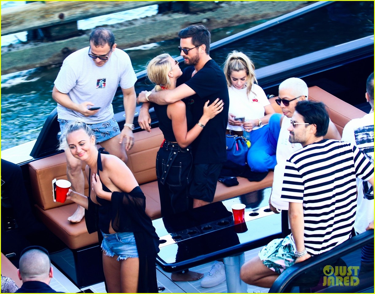 scott disick and sofia richie flaunt pda on a boat with friends2 44