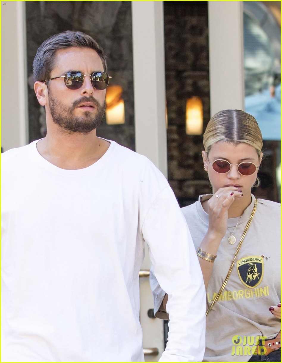 scott disick sofia richie step out for lunch date 06