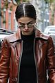 selena gomezs brown leather jacket is a fall essential 06