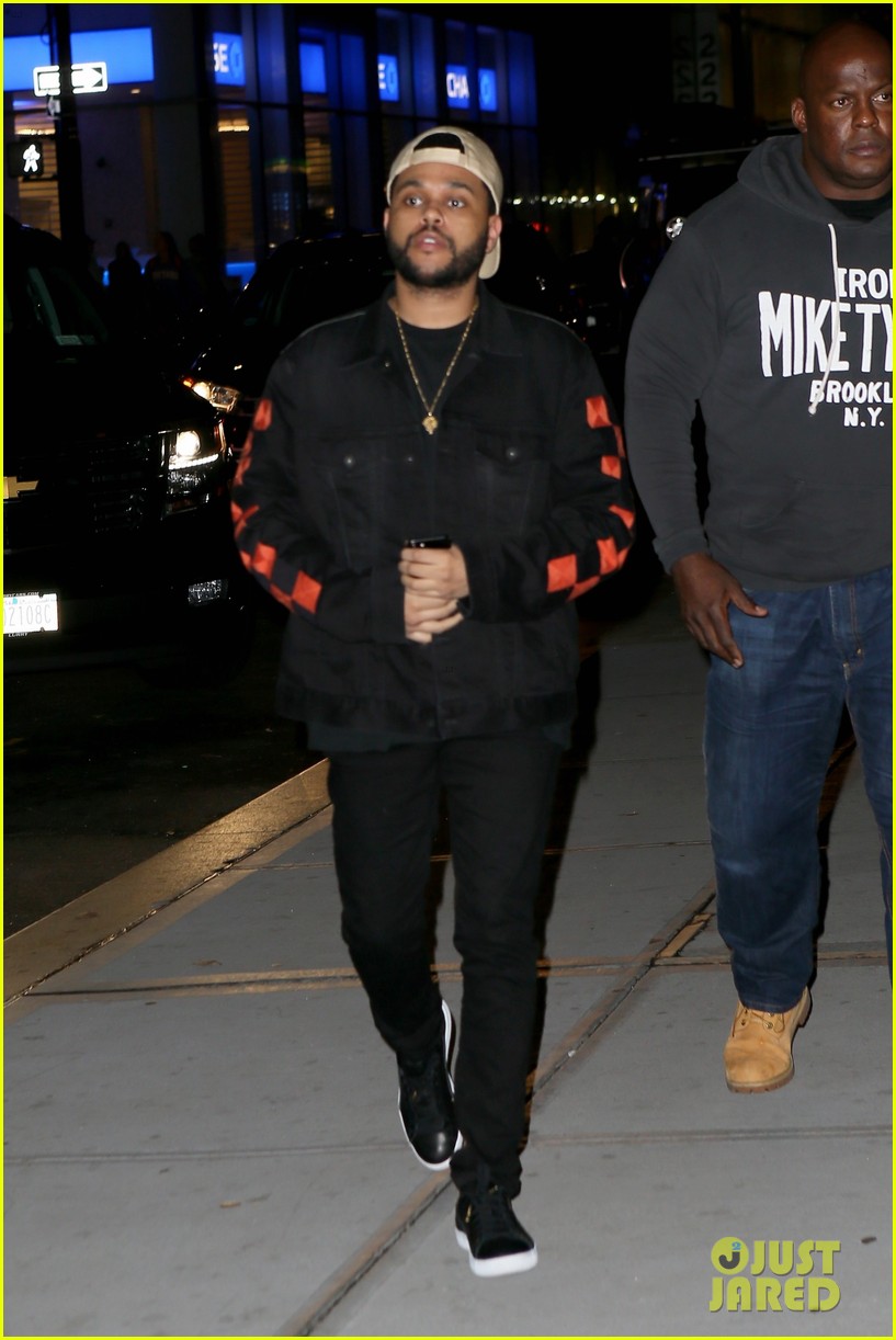 selena gomez the weeknd step out for low key date night 05