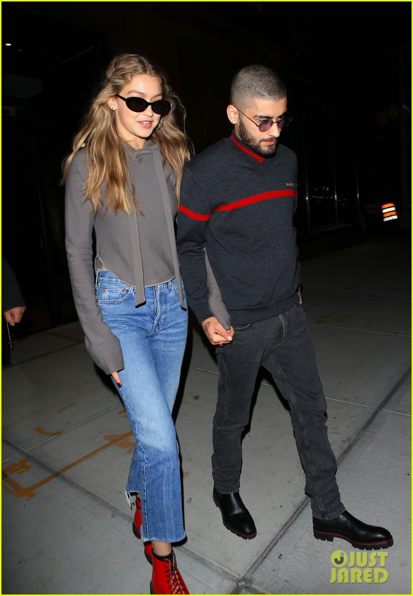 gigi hadid and zayn malik couple up for date night in nyc 09
