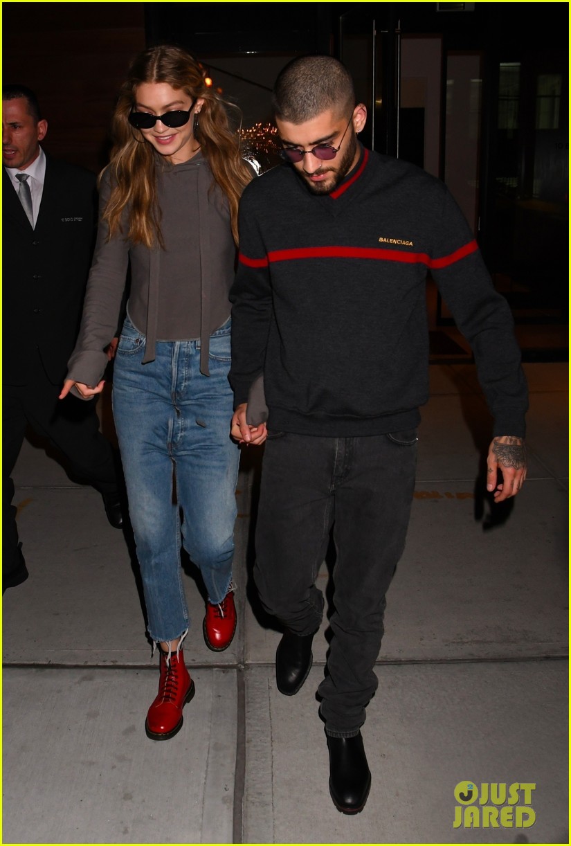 gigi hadid and zayn malik couple up for date night in nyc 11