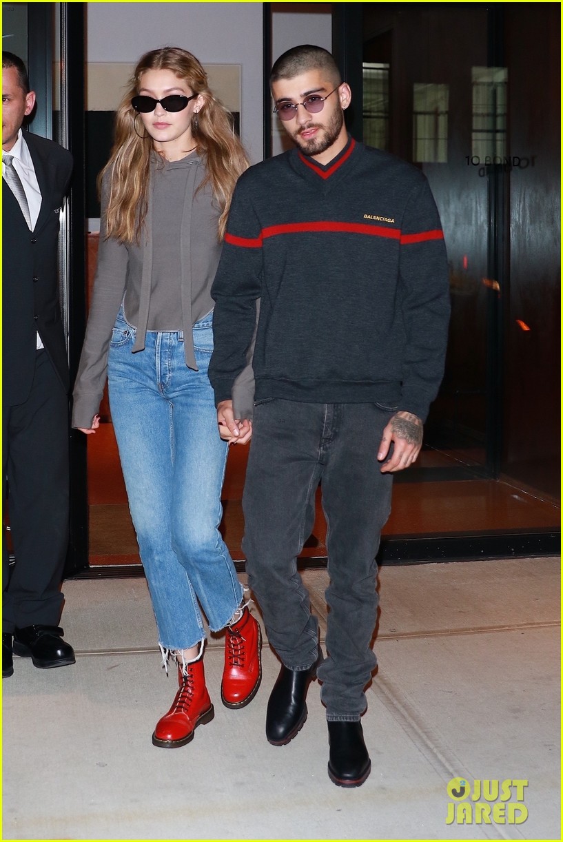 gigi hadid and zayn malik couple up for date night in nyc 14