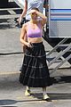 kate hudson puts her toned abs and shaved head on display while filming sister 13