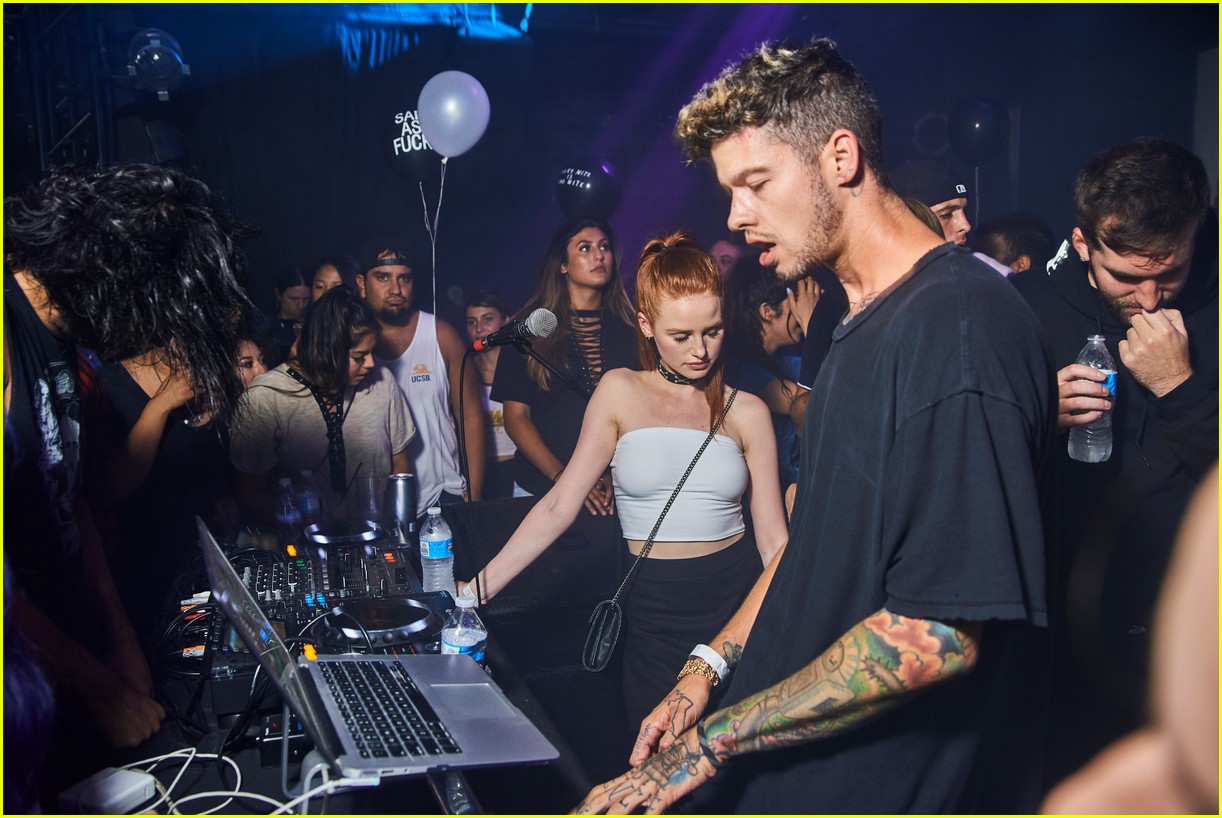 madelaine petsch travis mills couple up at emo nite 04