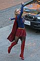 melissa benoist dance supergirl shooting scenes 05