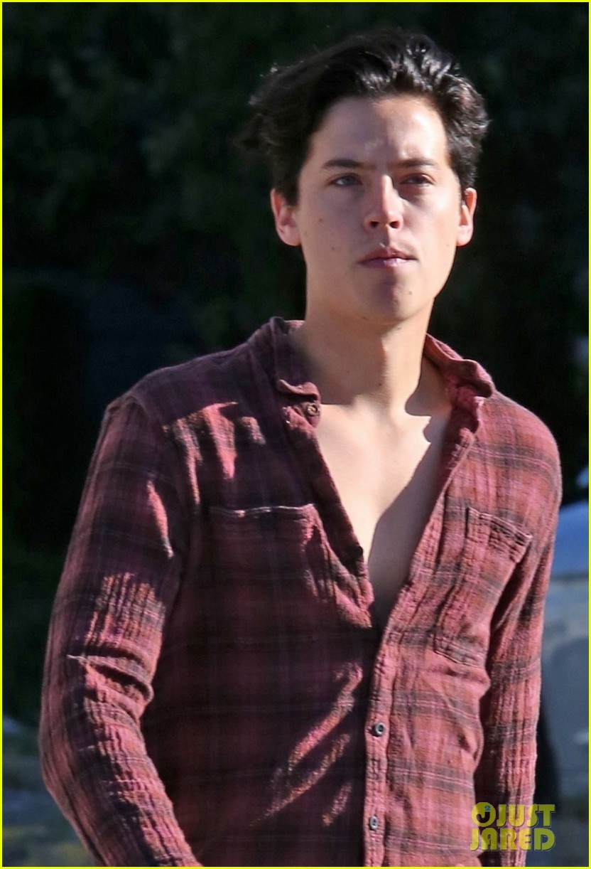 cole sprouse looks handsome in plaid for photo lab run 04