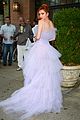 bella thorne wears flowing purple tulle gown to daily front row awards 03