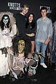 ariel winter and levi meaden get photobombed by nolan gould at knotts scary farm 13