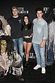 ariel winter and levi meaden get photobombed by nolan gould at knotts scary farm 14