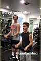 brooklyn beckham flaunts his muscles while working out with younger brother cruz 01