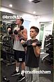 brooklyn beckham flaunts his muscles while working out with younger brother cruz 07