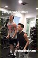 brooklyn beckham flaunts his muscles while working out with younger brother cruz 09