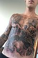 justin bieber shirtless entire torso covered in tattoos 04