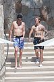 shirtless justin bieber puts toned abs on display in mexico 03